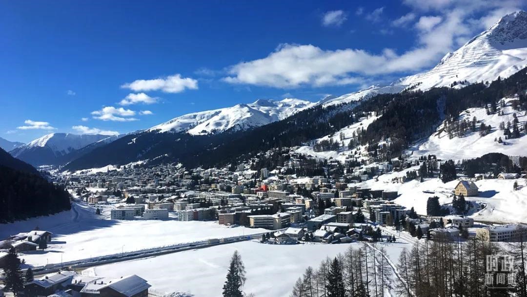 △瑞士，達(dá)沃斯小鎮(zhèn)。