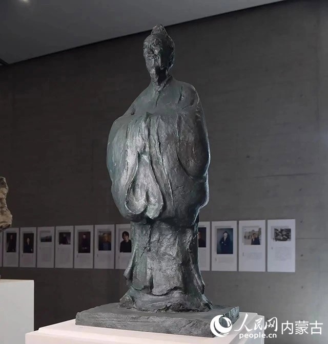 吳為山作品《管子》。實習生 楊光攝