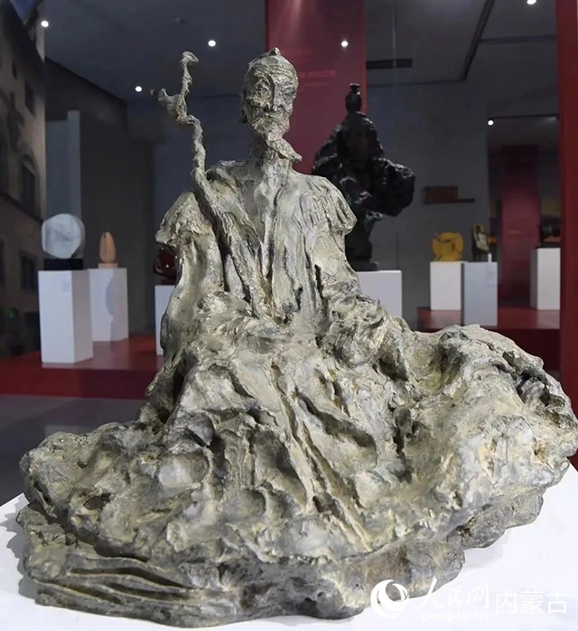 吳為山作品《莊子》。王劭凱攝