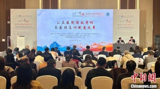 《公立醫(yī)院績(jī)效考核與醫(yī)保支付制度改革》分論壇現(xiàn)場(chǎng)。董易鑫 攝