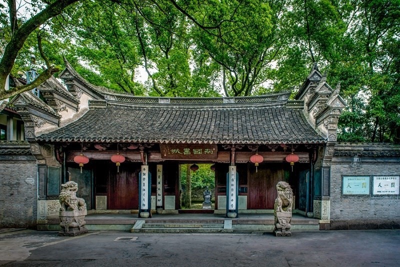 天一閣正門。 天一閣博物院供圖