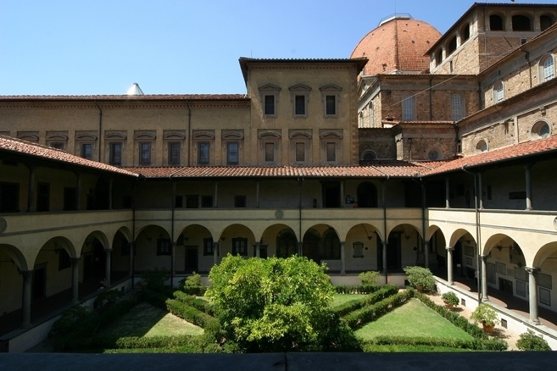 意大利美第奇洛倫佐圖書館。美第奇洛倫佐圖書館供圖