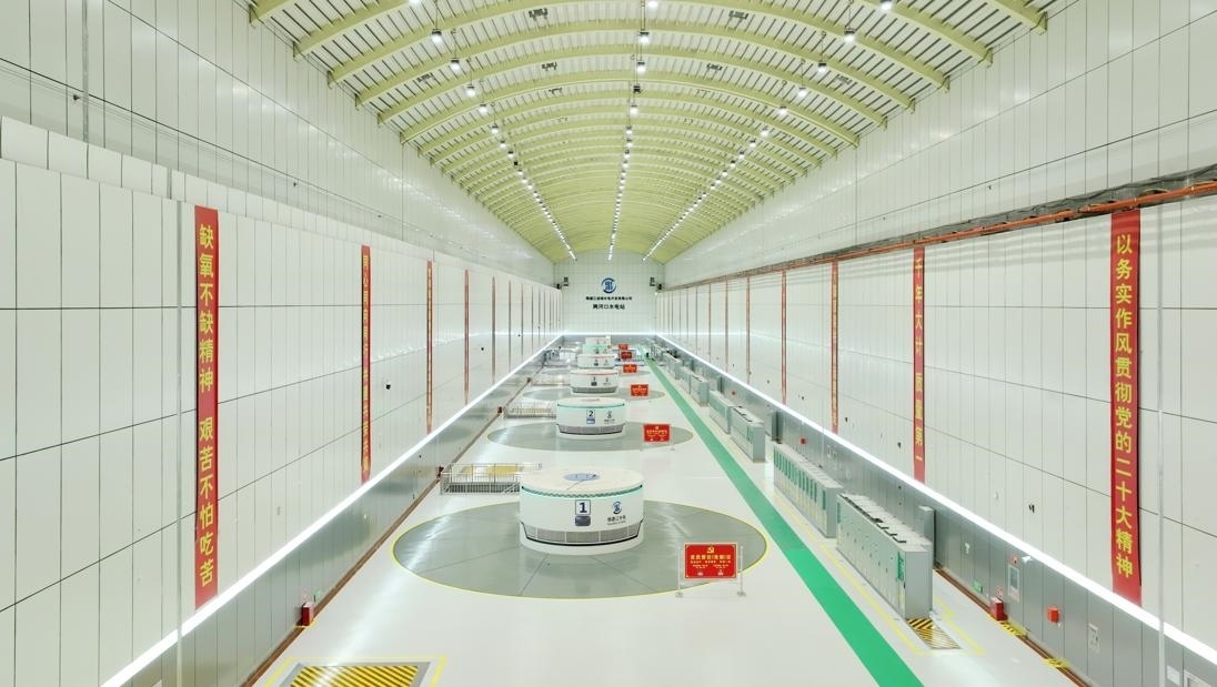 雅礱江兩河口水電站地下廠房。受訪者供圖