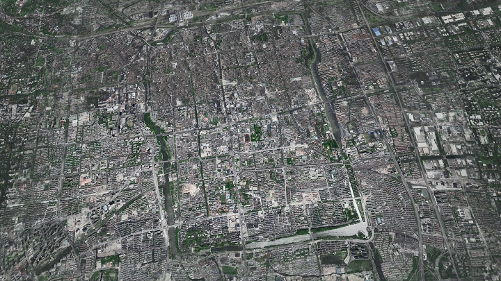 平江歷史文化街區(qū)現(xiàn)存整體布局與宋代《平江圖》基本一致。