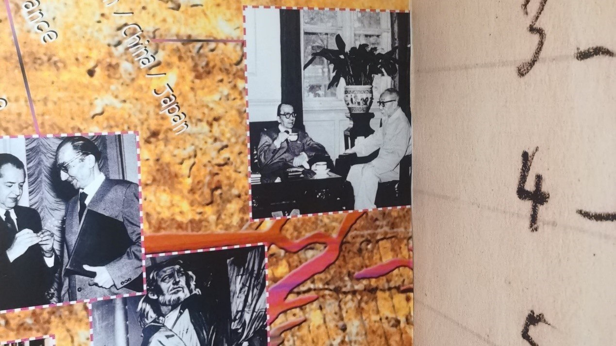 1957年，卡贊扎基斯第二次訪問中國，期間與作家茅盾進(jìn)行交流。人民網(wǎng)記者 葛泰佚攝