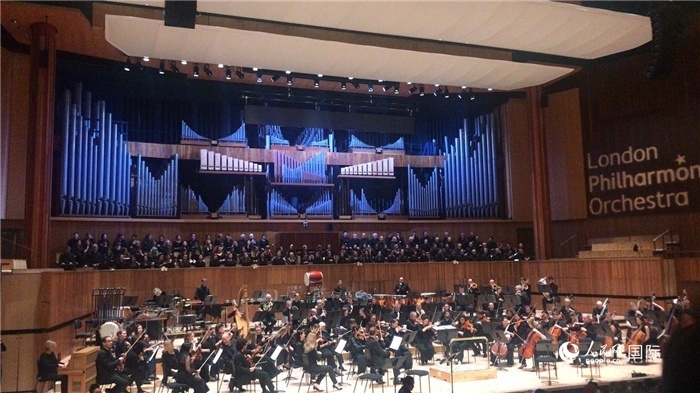 《敦煌·慈悲頌》在倫敦演出。人民網(wǎng) 余穎攝