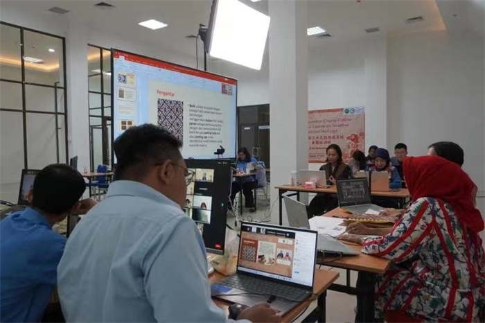 活動現場。供圖：印尼三一一大學孔子學院