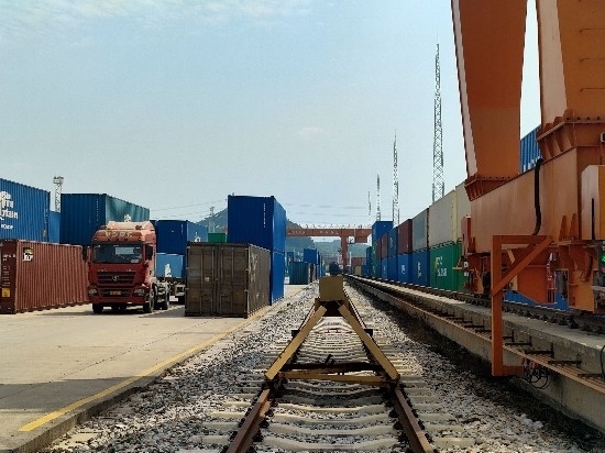 廣州東部公鐵聯(lián)運樞紐（增城西站）。人民網(wǎng) 王雅蝶攝