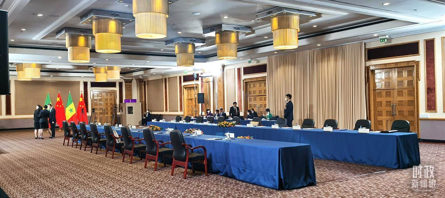 △23日下午，4場會見在這里舉行。（總臺央視記者郭鴻拍攝）