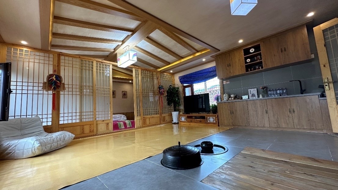 具有朝鮮族特色的民宿。人民網(wǎng)記者 金洪花 攝