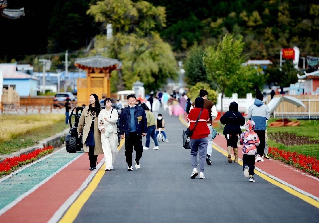 光東村干凈整潔的街區(qū)。主辦方供圖