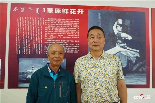 ?。▽O普〔左〕與吳恩〔右〕 央視網(wǎng)記者隋佳桐 攝）