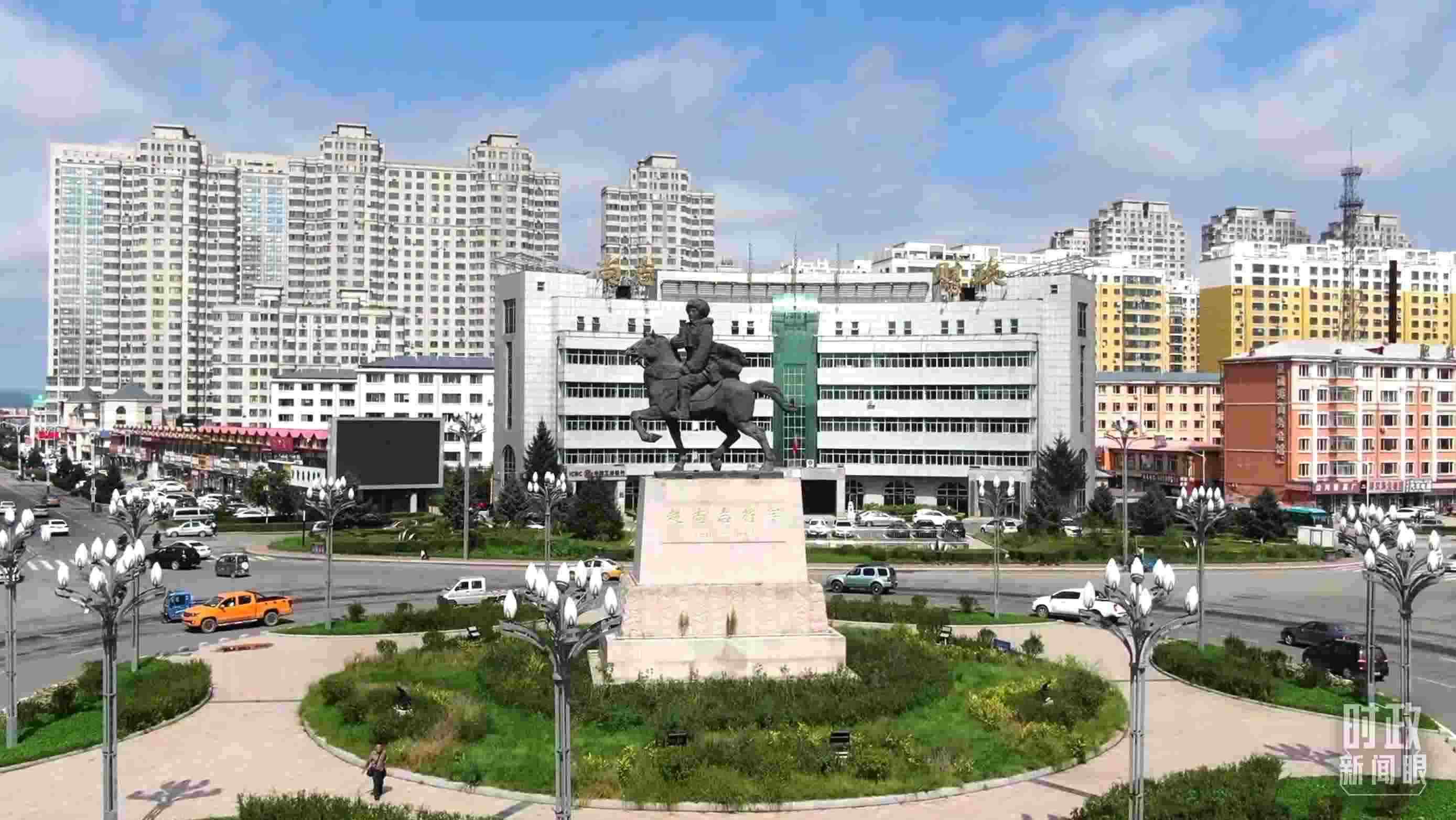 △哈爾濱市尚志市航拍。（總臺央視記者張耿生拍攝）