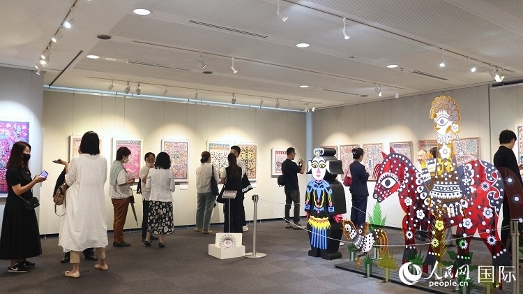 到場民眾觀看展覽。人民網(wǎng) 許可攝