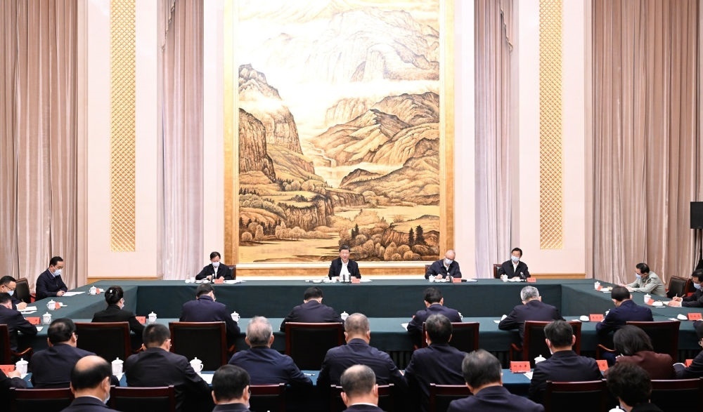  2023年5月17日上午，習(xí)近平在西安聽(tīng)取陜西省委和省政府工作匯報(bào)并發(fā)表重要講話(huà)。