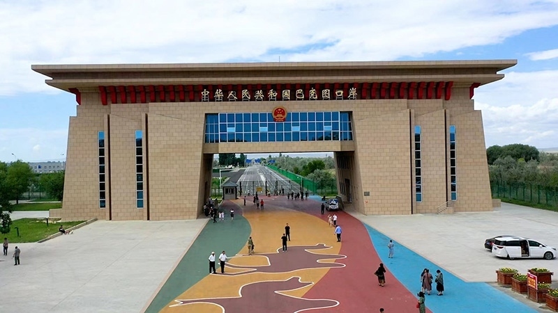 圖為塔城巴克圖口岸。塔城融媒體中心 張亭宇攝