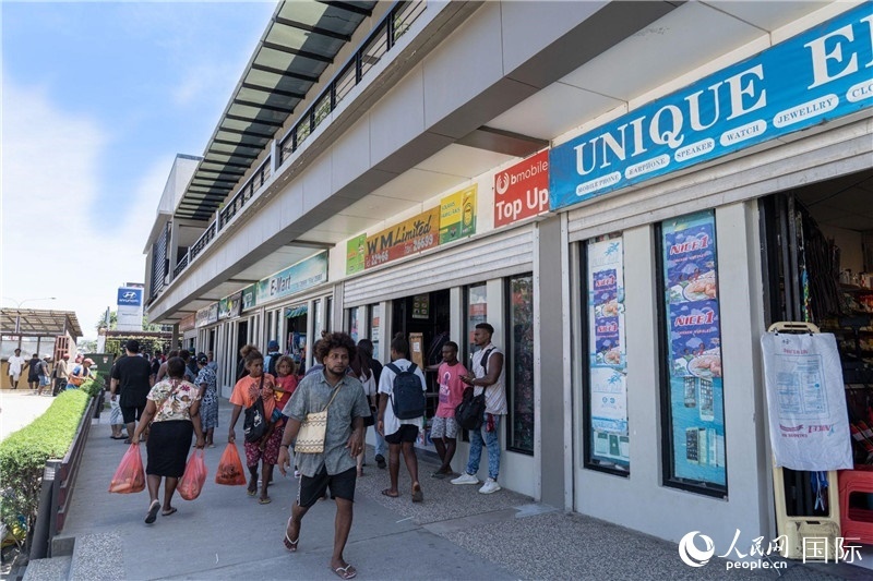 2023年9月12日，所羅門群島首都霍尼亞拉街景。人民網(wǎng) 賀吉攝