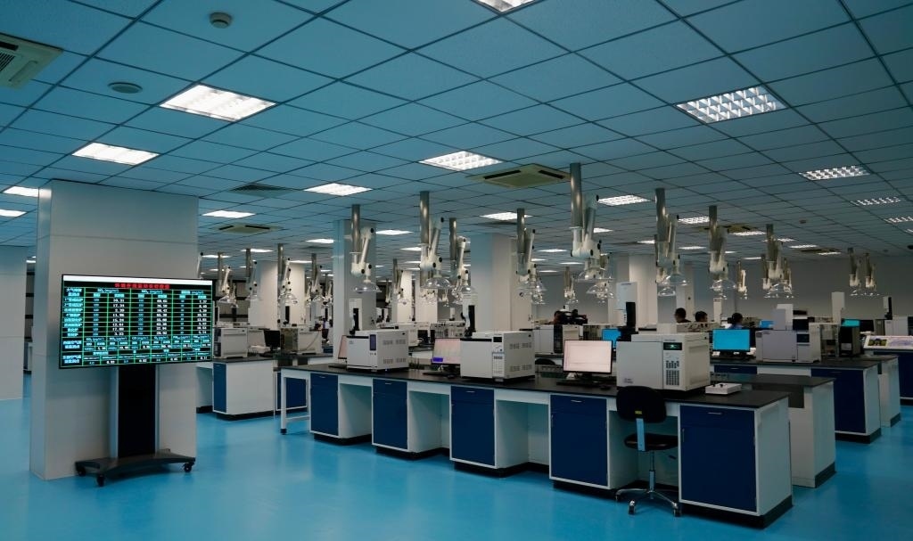 近日拍攝的公司檢驗計量中心。新華社記者 胡晨歡 攝