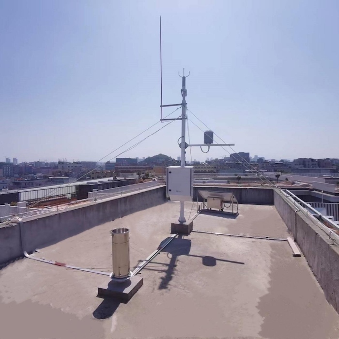 龍華區(qū)社區(qū)多要素自動氣象觀測站。龍華區(qū)應急管理局供圖