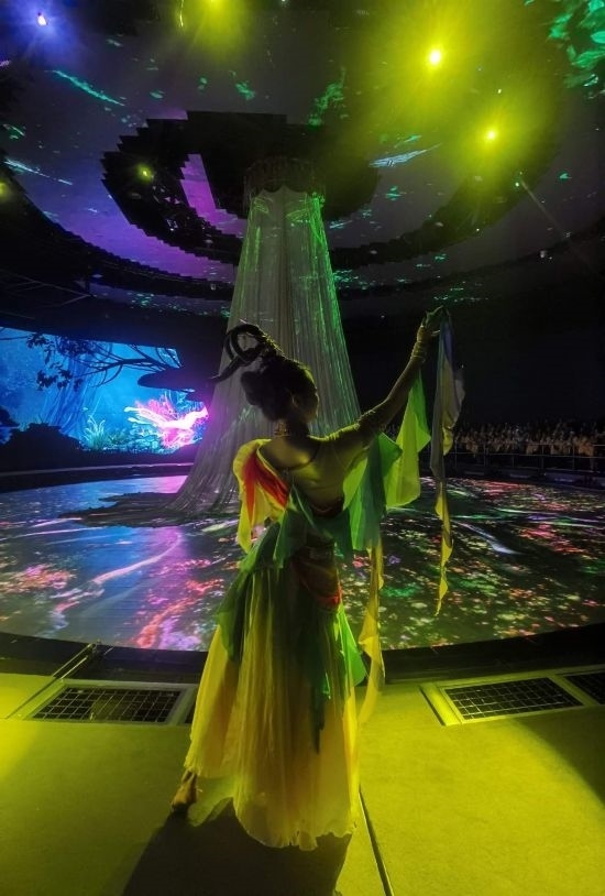 《天釀》演出場景。本報記者常雯宜攝