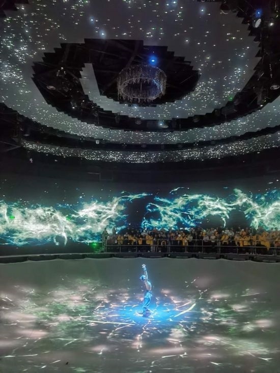 《天釀》演出場景。本報記者常雯宜攝