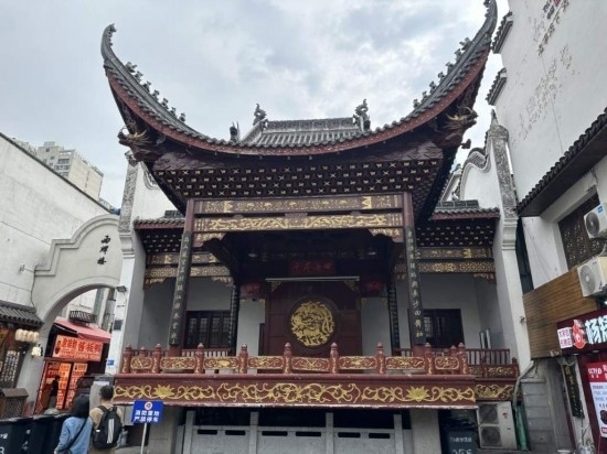 10月25日，長(zhǎng)沙太平老街一角。（本報(bào)記者 劉書(shū)文攝）