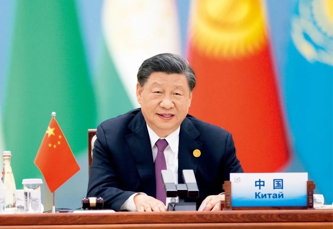 2023年5月19日上午，國家主席習(xí)近平在陜西省西安市主持首屆中國—中亞峰會并發(fā)表題為《攜手建設(shè)守望相助、共同發(fā)展、普遍安全、世代友好的中國—中亞命運共同體》的主旨講話。圖/ 新華社記者 黃敬文 攝