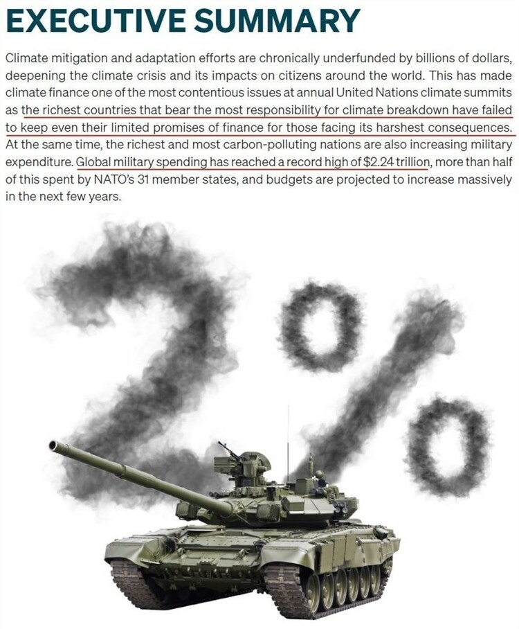 看看北約的“碳足跡”，就知道西方的氣候承諾有多扯