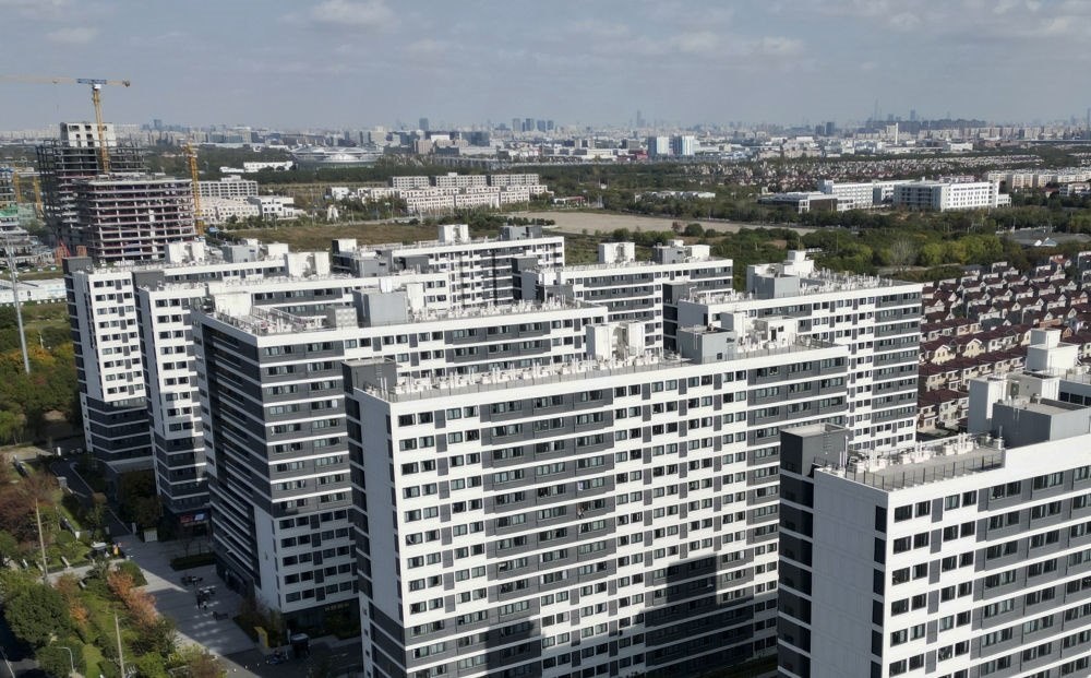 社區(qū)外景（無人機照片）。