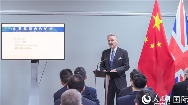 英國(guó)對(duì)華事務(wù)全國(guó)委員會(huì)主席范浩宏致辭。人民網(wǎng) 郭錦標(biāo)攝