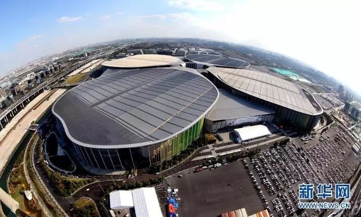 中國(guó)國(guó)際進(jìn)口博覽會(huì)舉辦場(chǎng)地——國(guó)家會(huì)展中心（上海）。新華社記者 凡軍 攝