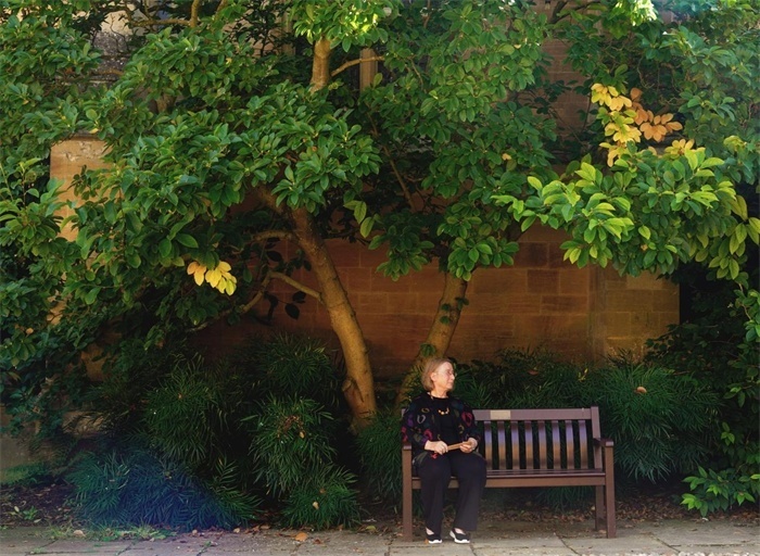 羅森在牛津大學(xué)墨頓學(xué)院。葛大龍攝