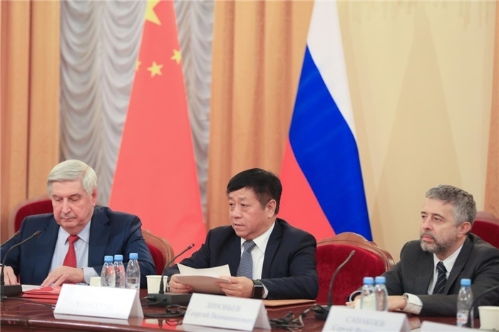 張漢暉大使致辭。駐俄羅斯使館供圖