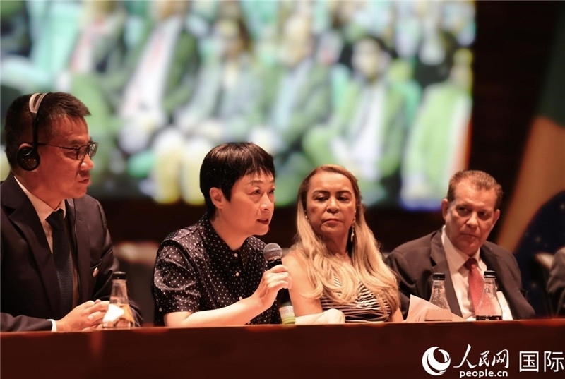 田敏出席論壇開幕式并致辭。人民網(wǎng)記者 時(shí)元皓攝