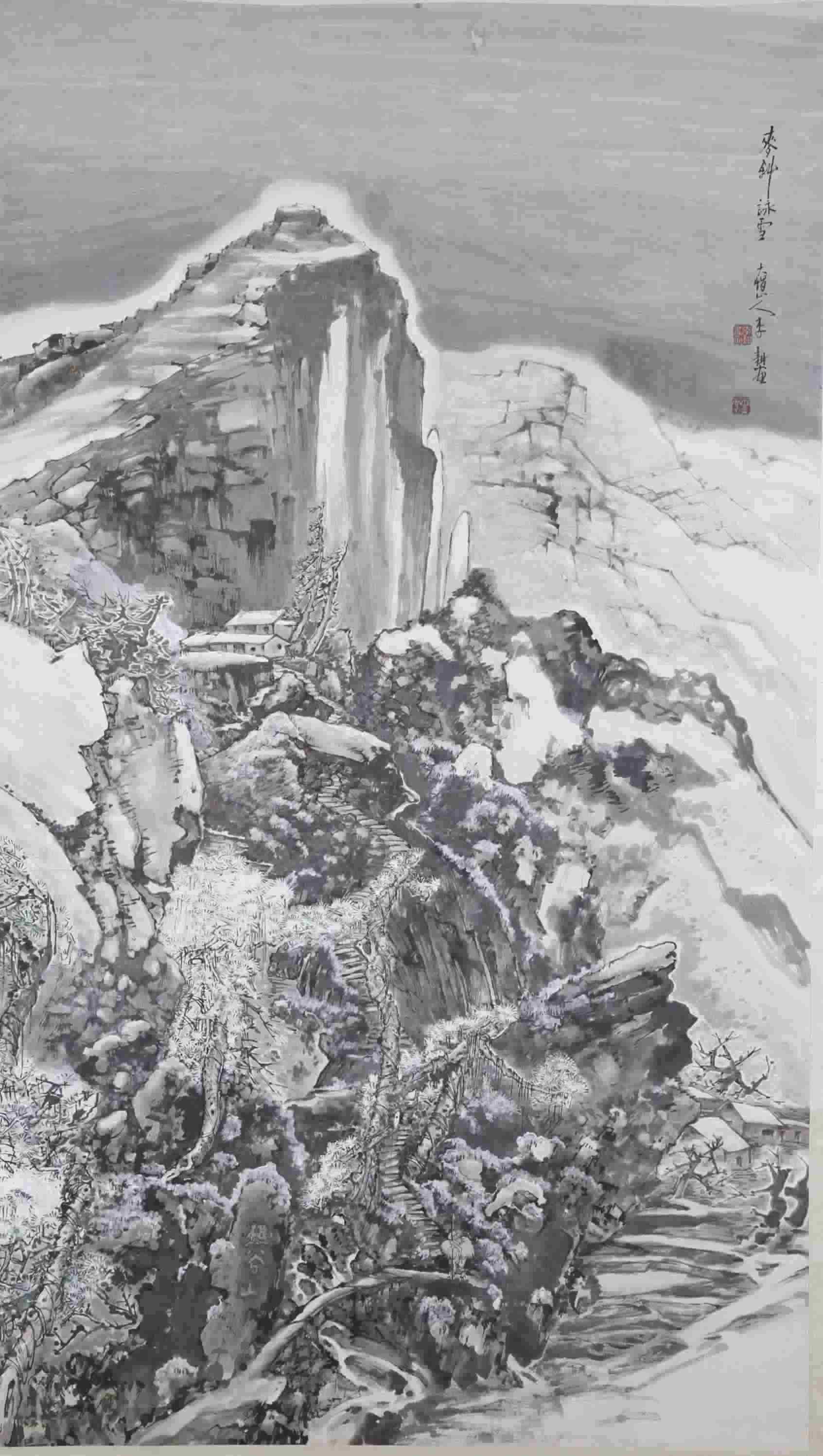 李耕畫作。(仙游縣博物館供圖)