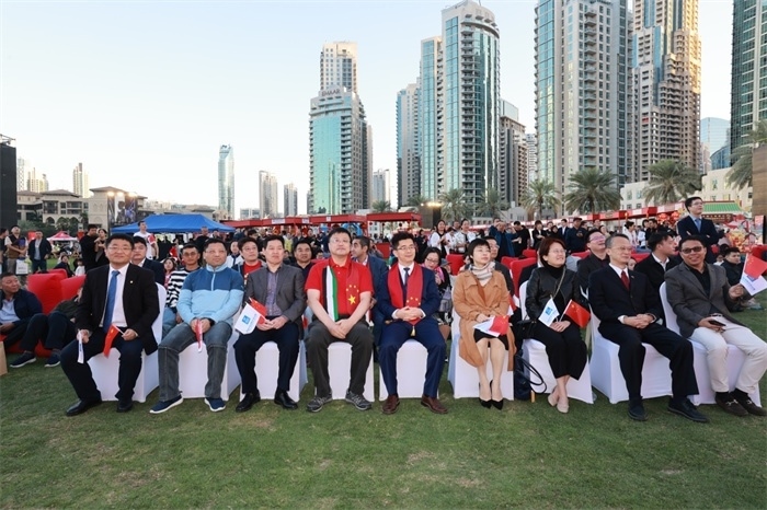 活動現(xiàn)場。中建中東供圖