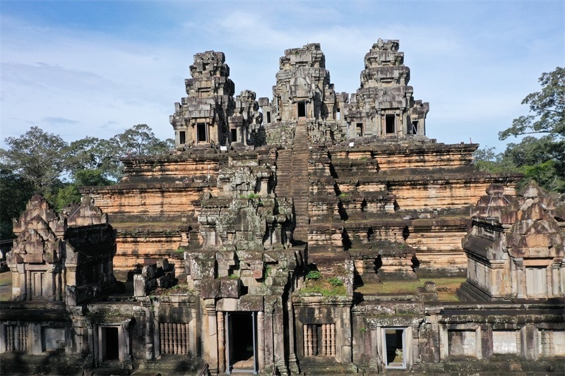 吳哥古跡內(nèi)的茶膠寺。中國(guó)文化遺產(chǎn)研究院 袁濛茜供圖