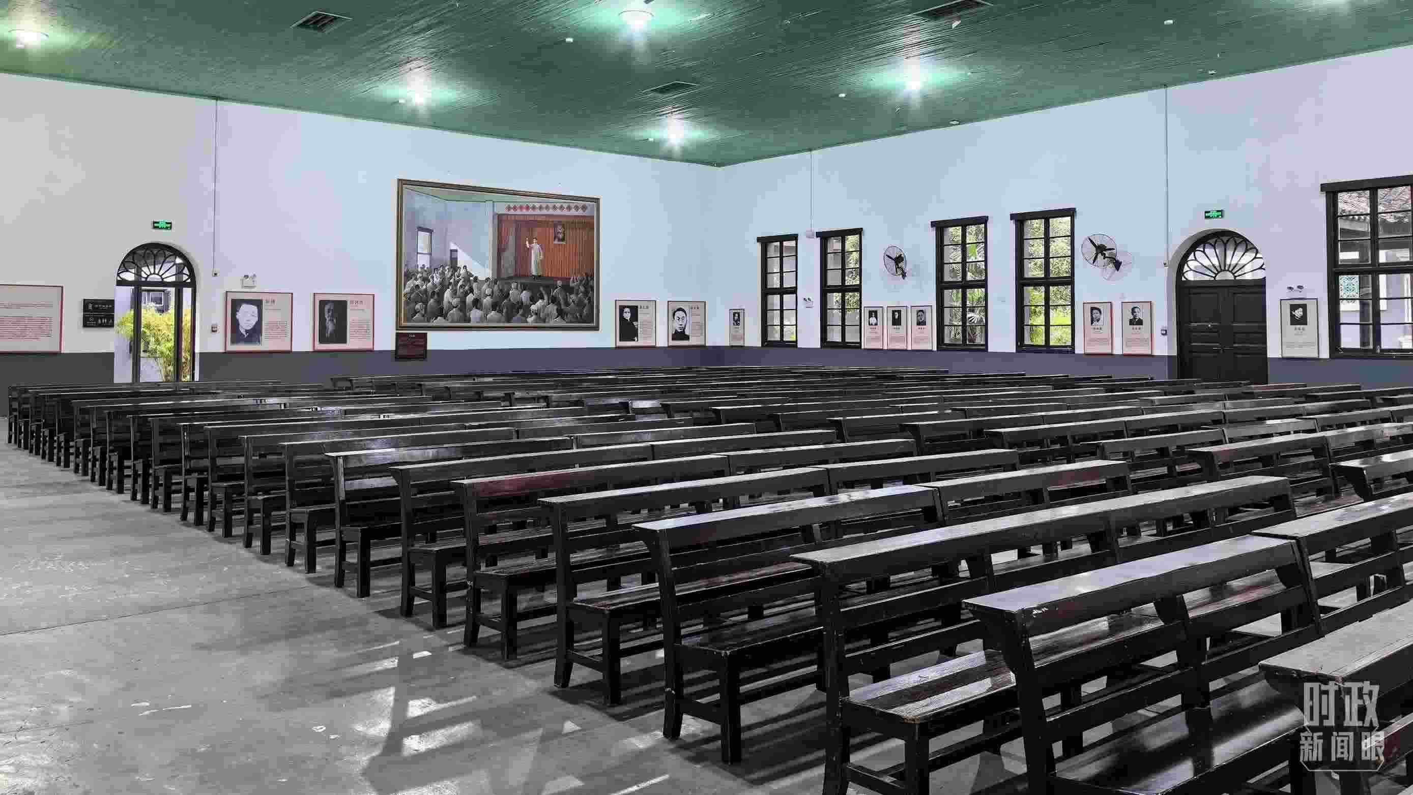 △湖南第一師范學(xué)院（城南書院校區(qū)）大禮堂。（總臺央視記者趙化拍攝）