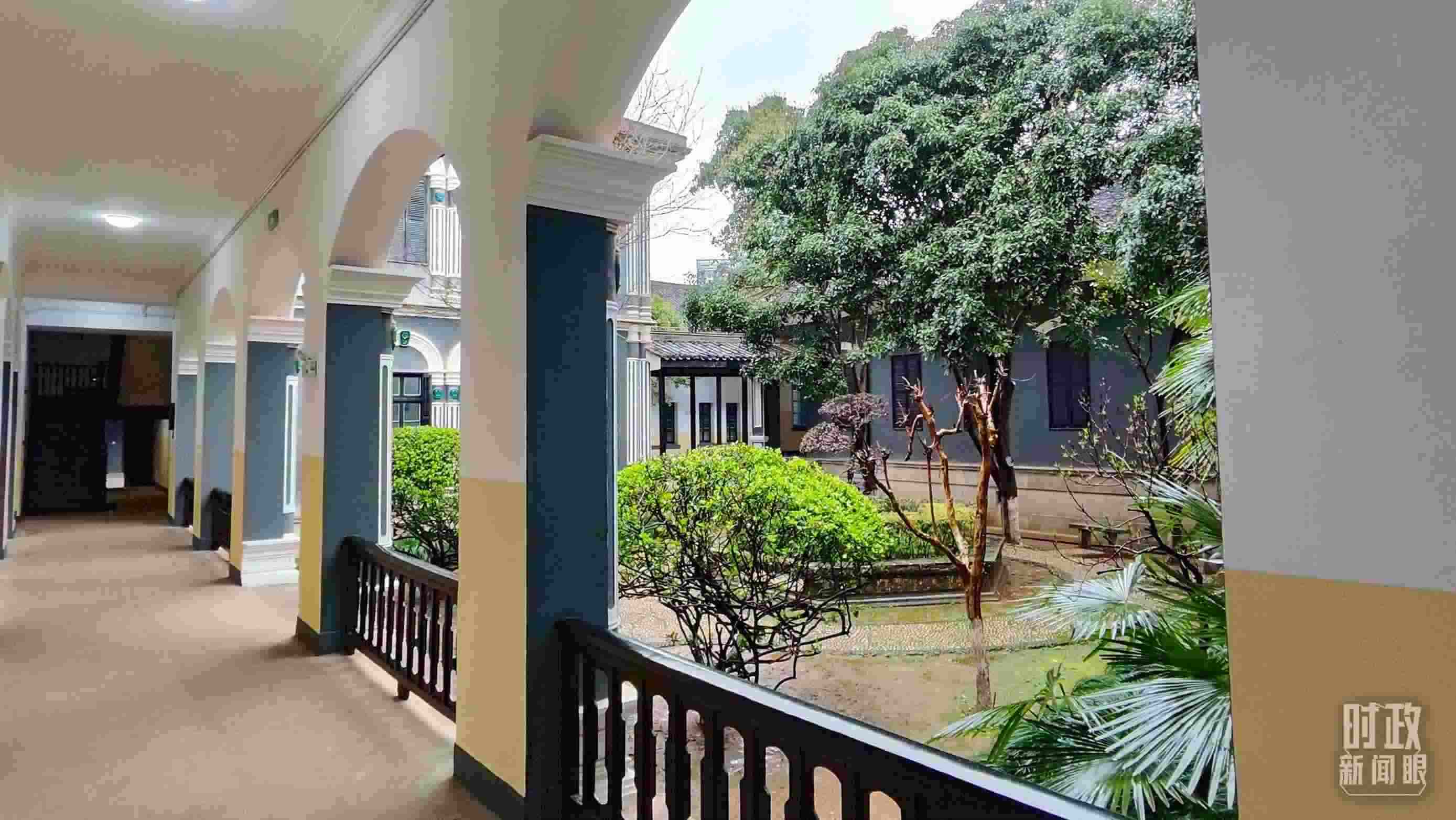 △湖南第一師范學(xué)院（城南書院校區(qū)）。（總臺(tái)央視記者覃思、郭曉龍拍攝）