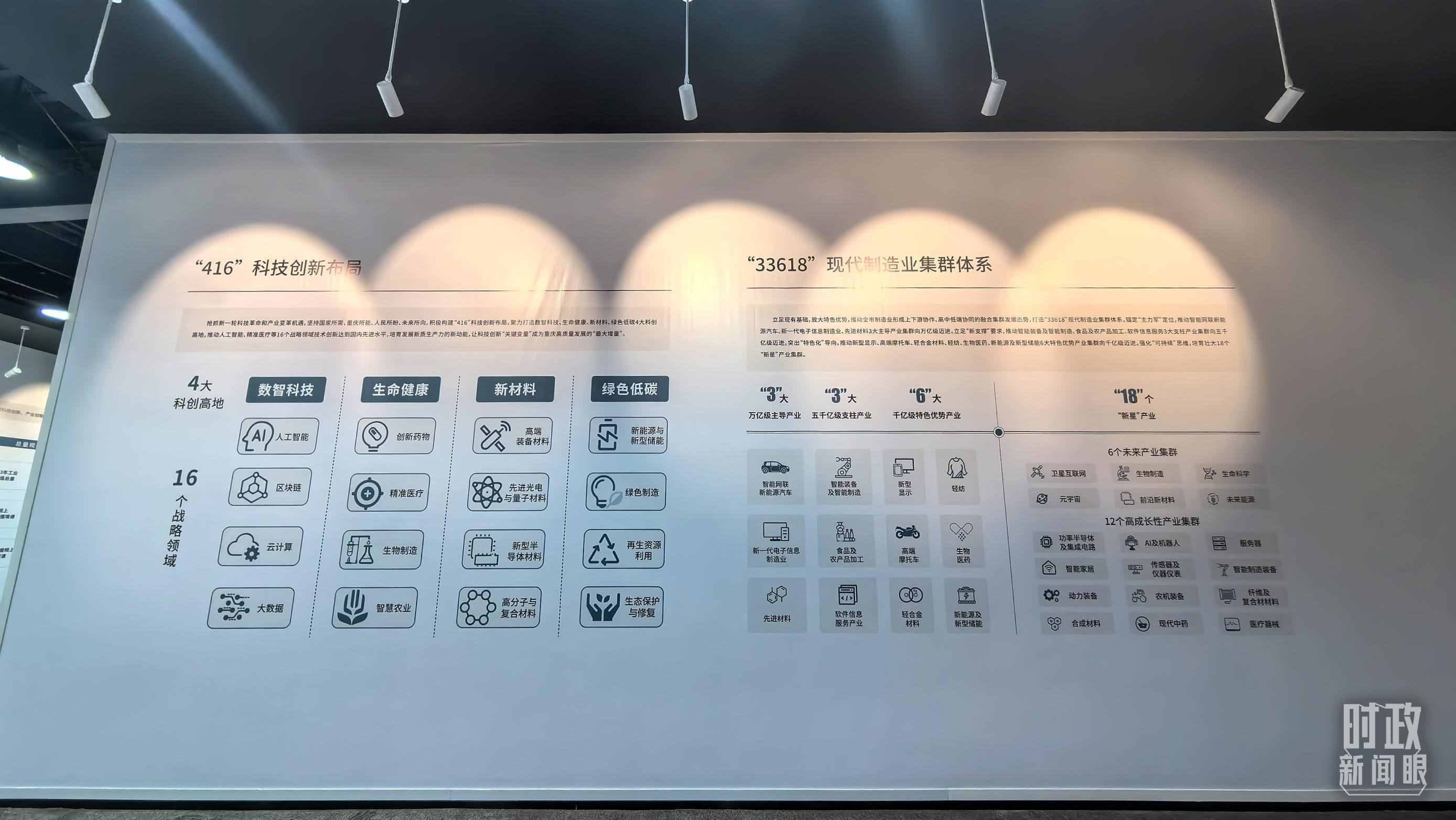 △重慶科技創(chuàng)新和產(chǎn)業(yè)發(fā)展成果展示。（總臺央廣記者潘毅拍攝）