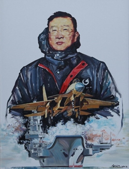 《羅陽》油畫。校方供圖