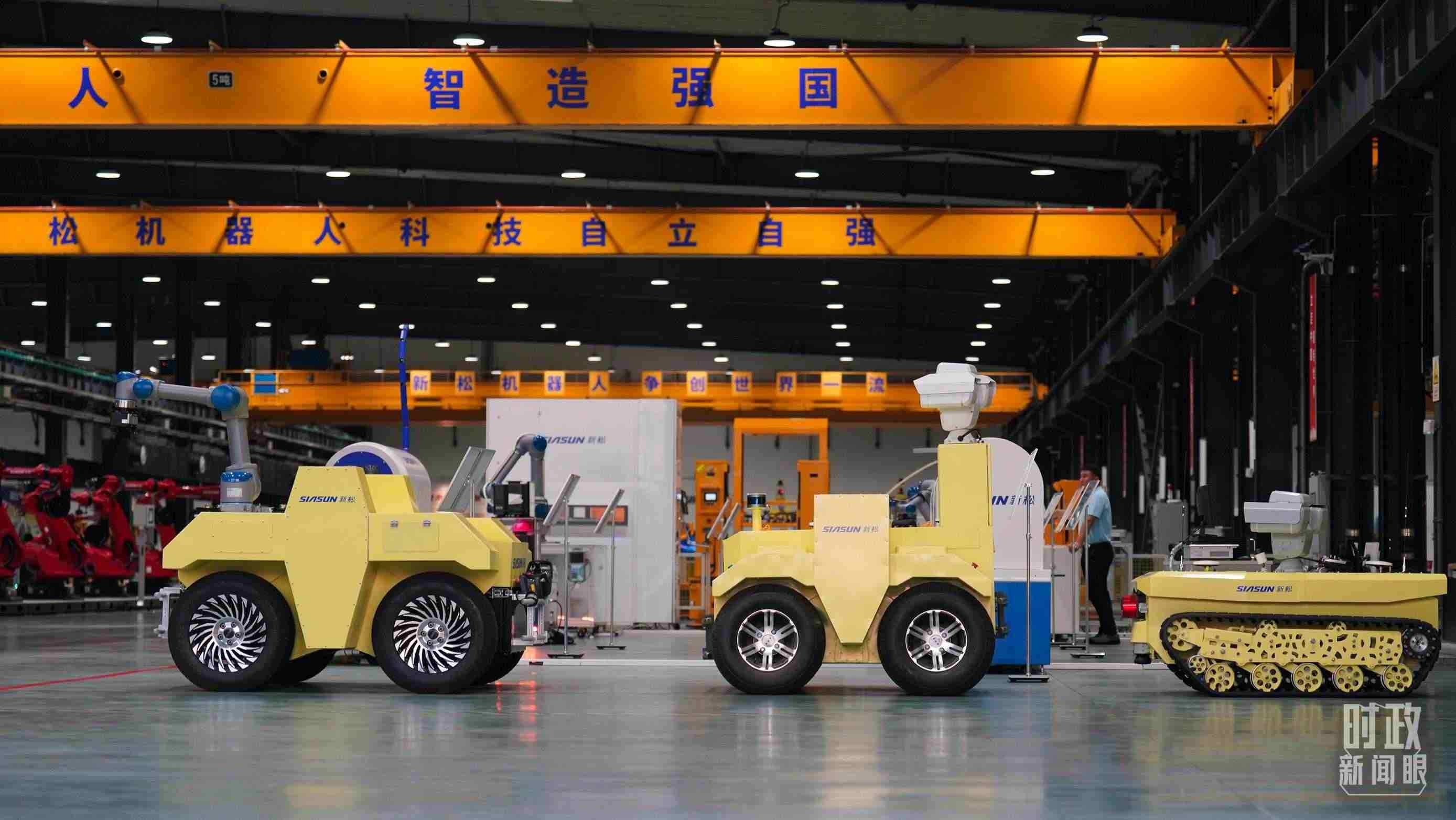 沈陽新松機(jī)器人自動(dòng)化股份有限公司車間。2022年，習(xí)近平考察這家企業(yè)，強(qiáng)調(diào)必須走自主創(chuàng)新之路。（總臺(tái)國廣記者李晉拍攝）