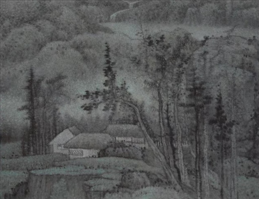 王秦生畫作《晨寂》。主辦方供圖