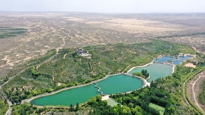 △2023年6月7日，寧夏靈武市白芨灘國家級自然保護區(qū)。