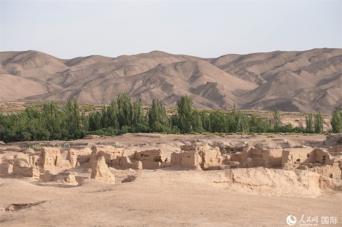 交河故城。人民網(wǎng)記者 張麗婭攝