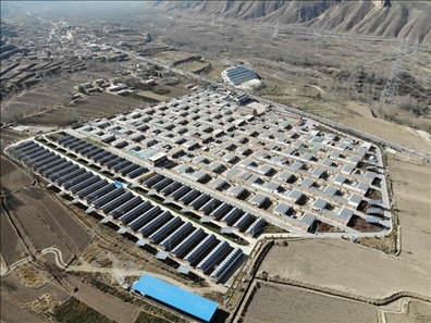 這是2020年11月6日拍攝的班彥新村全貌（無人機照片）。新華社記者 戴天放 攝