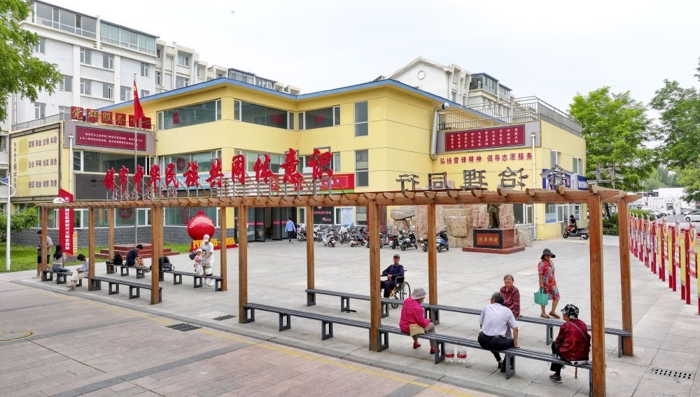 6月20日拍攝的長城花園社區(qū)一角（無人機照片）。