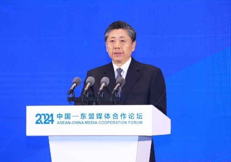 王藝華致辭。中國(guó)外文局供圖