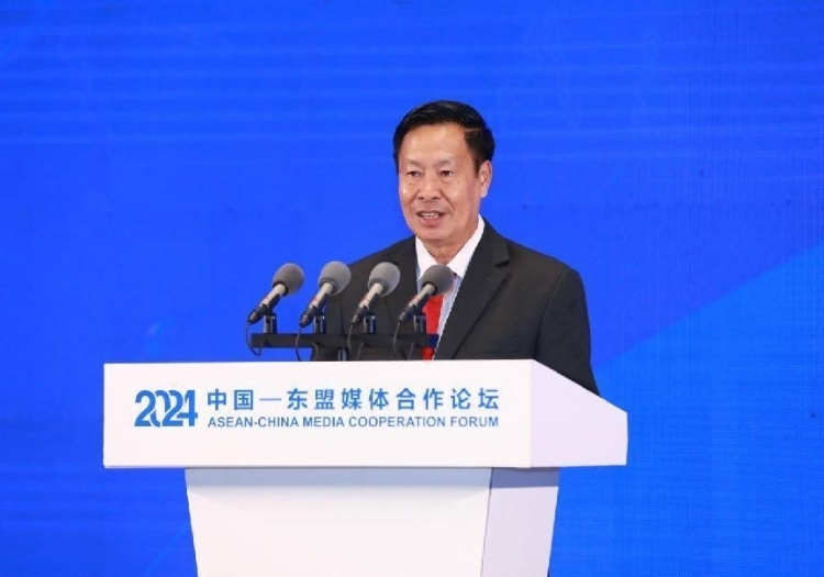 坡西·喬馬尼馮致辭。中國(guó)外文局供圖