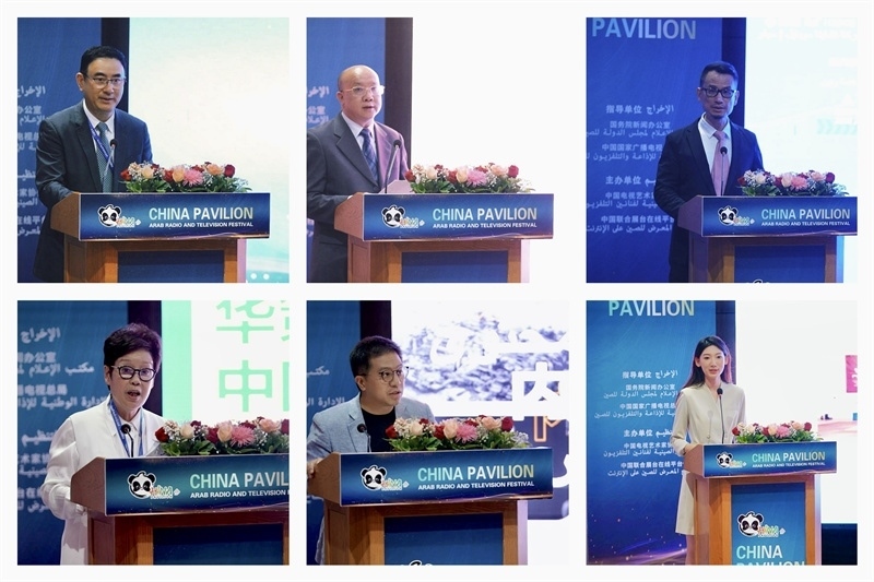 中國(guó)視聽(tīng)機(jī)構(gòu)代表推介優(yōu)秀作品。主辦方供圖